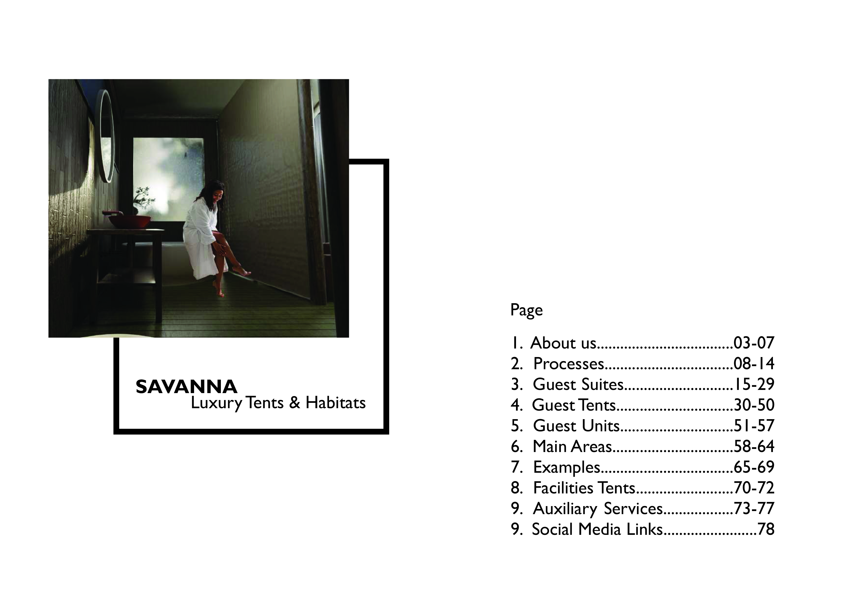 Savanna Luxury Tents & Habitats Catalogue 052023 01.cdr